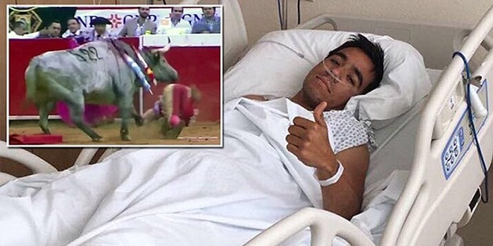 Kızgın Boğanın Boynuzlarından Kaçamayınca Anüsü Tamamen Parçalanan Matador