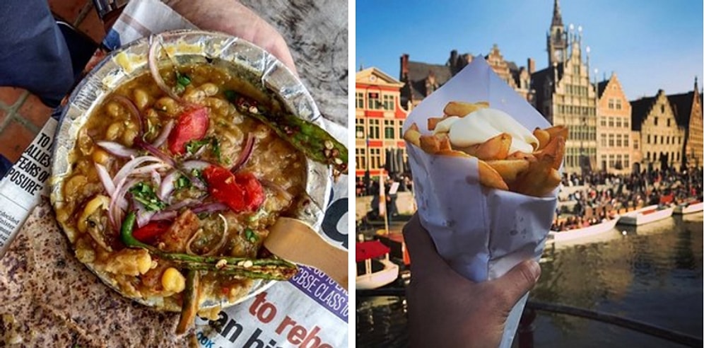 17 Ülkeden, Gece Acıkanların Gündüz Gezenlerin Gözdesi Çeşit Çeşit Ayaküstü Yiyecekler