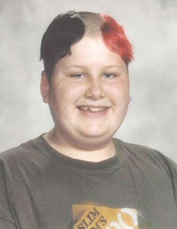 13. Обратный двухцветный ирокез!