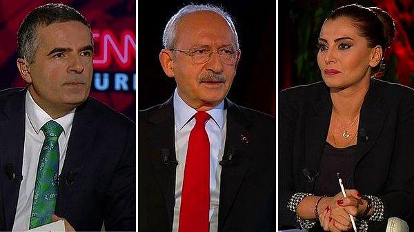 28 Mart 2017 Kemal Kılıçdaroğlu CNN Türk yayını sosyal medyanın da gündemindeydi 👇