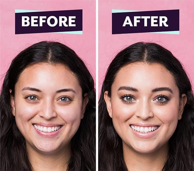 For a simple everyday look, add a little YAAAS factor by packing on the mascara! Here's Jessica's before and after.