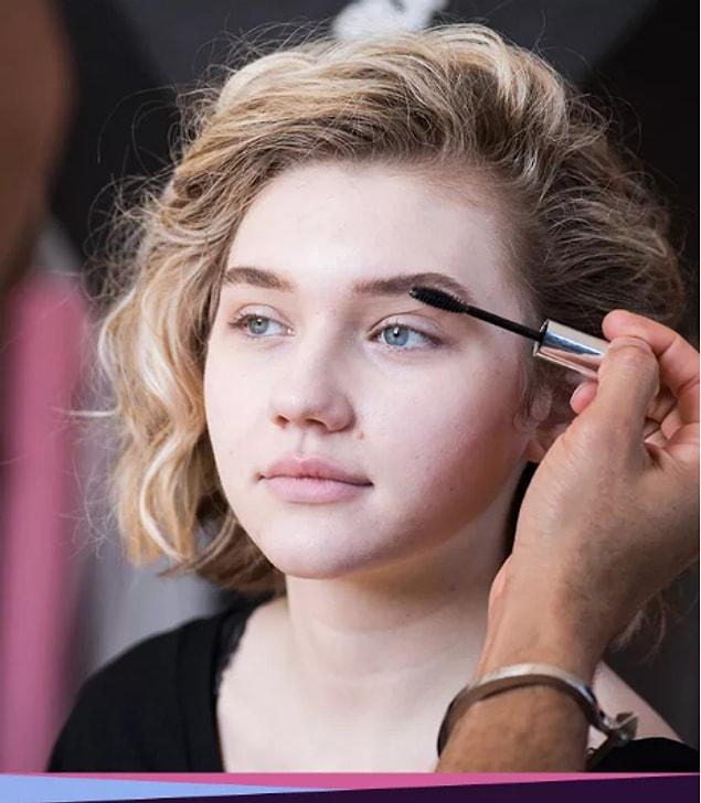 Set your brows with a brow gel to keep them in place all day.
