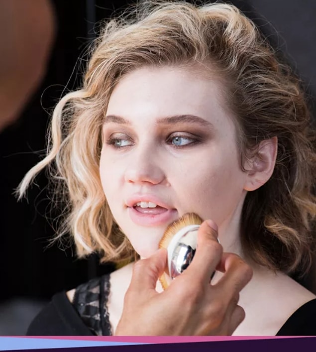 Apply your foundation after your eyeshadow, because it's easier to clean up fallout on bare skin.