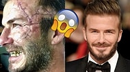Şimdiye Kadar Yakışıklılığı ile Bilinen David Beckham'ın Karşımıza Çıkan En Korkutucu Hali