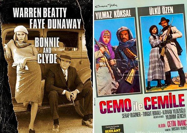 10. Bonnie and Clyde (1967) / Cemo ile Cemile (1971)