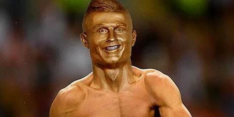 Ronaldo'ya Yapılan Heykel Faciasına Sosyal Medyadan 15 Komik Photoshop Çalışması