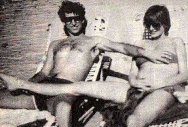 12. Bahamalar'daki tatillerinde verdikleri ilginç poz ile Prens Charles ve Prenses Diana, 1982.