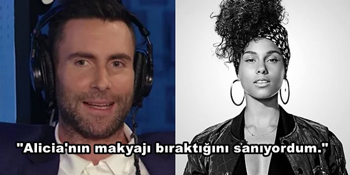 Adam Levine'in Makyajı Hakkında Yaptığı Yoruma En Mükemmel Cevabı Veren Alicia Keys