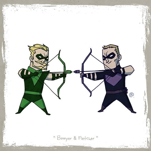10. Green Arrow (1941) ve Hawkeye (1964)