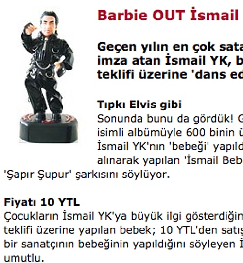 İki sanatçı da oyuncağı üretilen nadir kişilerden.