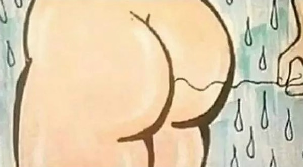 13. Вы моетесь в душе, а потом понимаете, что один волосок застрял прямо там... 😳