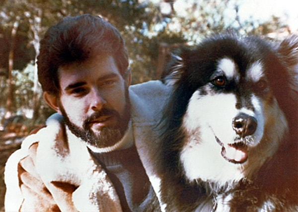 7. George Lucas'ın köpeğinin ismi Indiana'ydı.