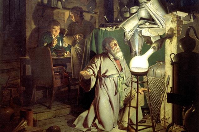6. Believing that he could synthesize gold metal out of human urine, Alchemist Hennig Brand, stored and boiled almost 6,000 liters of urine. He did not get gold, for sure, but discovered phosphorus.