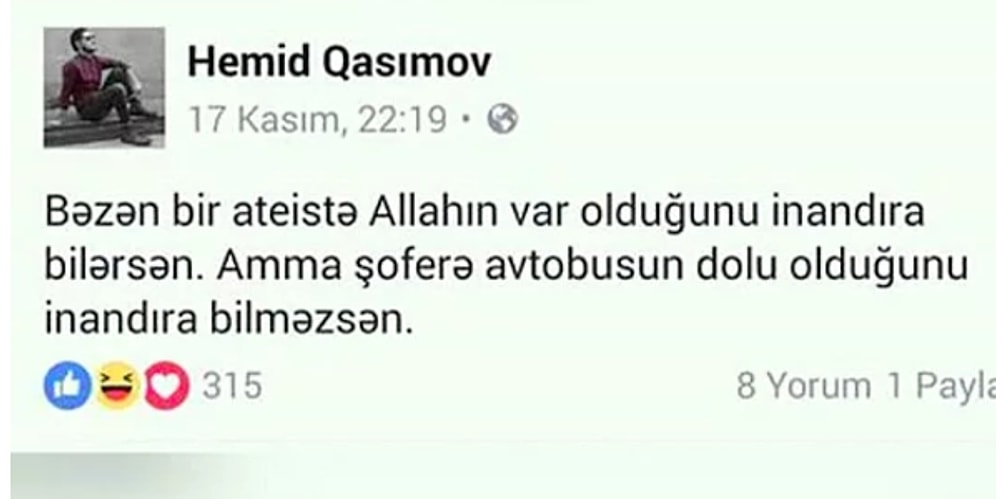 Azerbaycan'ın Popüler Mizah Sayfalarından Mart Ayına Ait 15 Paylaşım