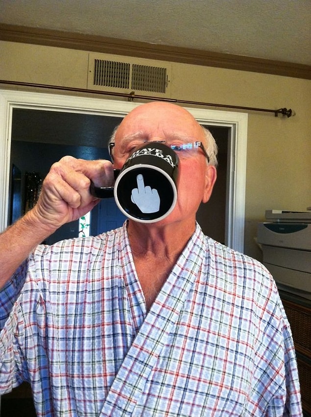 26. "My dad sent this pic to me."