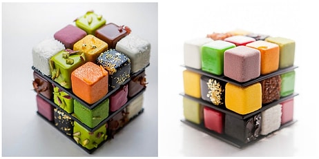 Торты в виде кубика Рубика - сведут любого сладкоежку с ума!