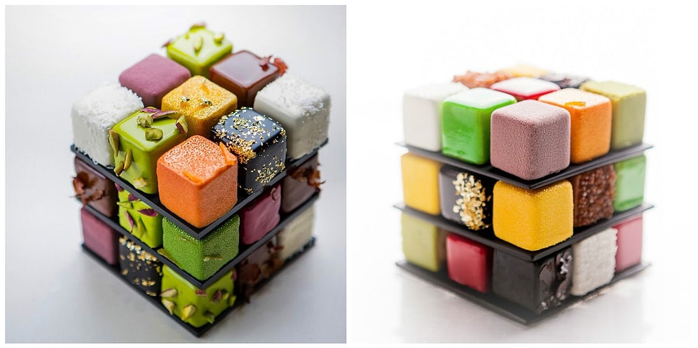 Торты в виде кубика Рубика - сведут любого сладкоежку с ума!
