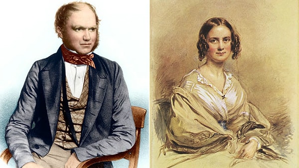 1. Чарльз Дарвин и Эмма Веджвуд