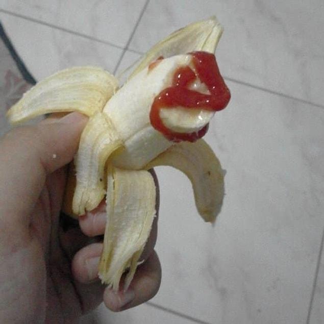 5. There are people on this earth who like a little blob of ketchup on their banana.