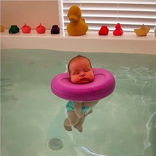 Avustralya'da bebekler için spa yapmışlar. Fotolara bakın nasıl mutlular ya.