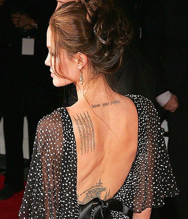 2. Peki, İrem Derici'ye ilham olan Angelina Jolie'nin dövmesi aslında ne anlama geliyor?