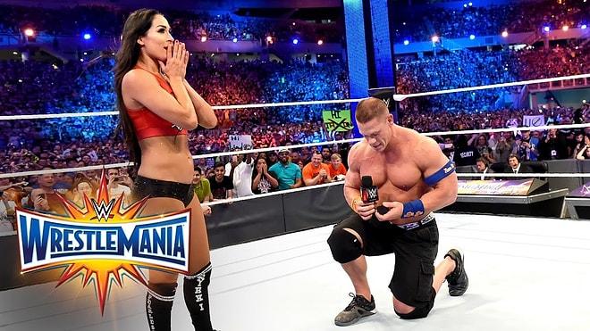 John Cena'dan Sevgilisi Nikki Bella'ya Ringde Evlilik Teklifi