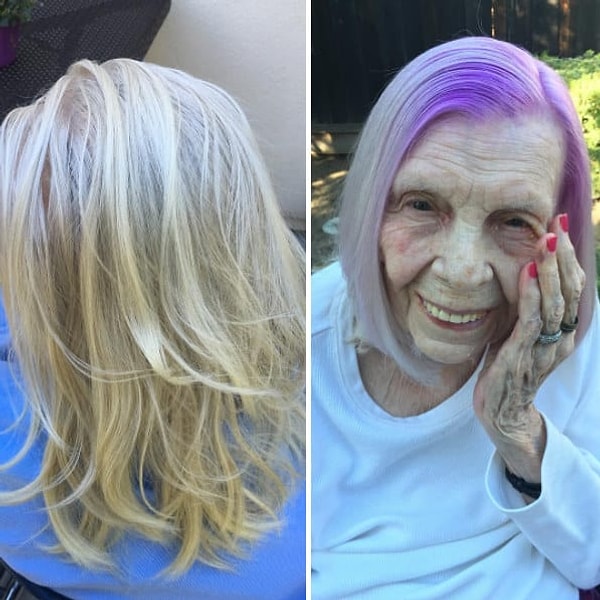 18. Лавандовая бабуля точно даст фору предыдущим 17 героиням трансформаций!