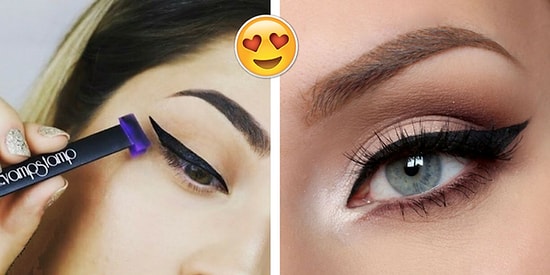 Nihayet Bu Günleri de Gördük! Saniyeler İçinde Kusursuz Eyeliner Çekmenizi Sağlayan Damga