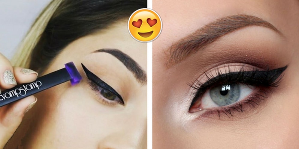 Nihayet Bu Günleri de Gördük! Saniyeler İçinde Kusursuz Eyeliner Çekmenizi Sağlayan Damga