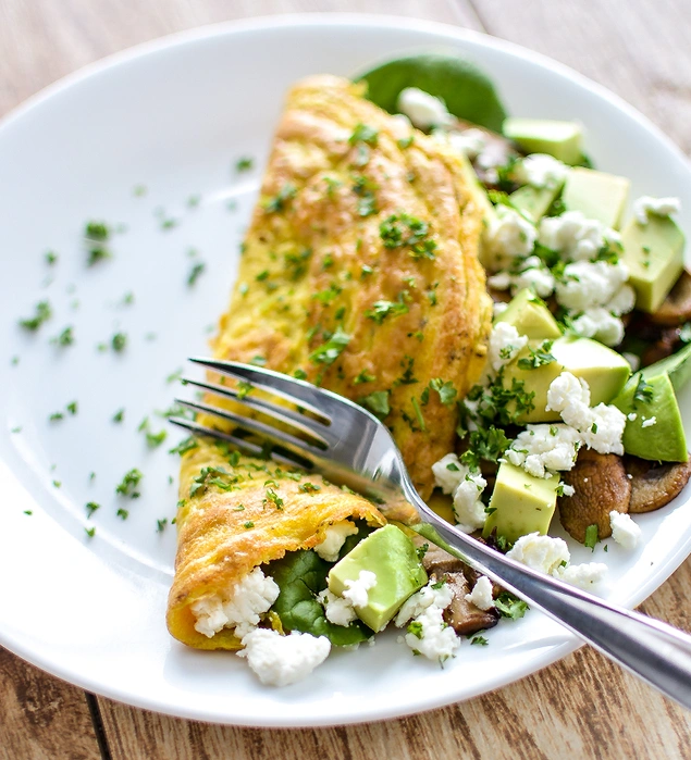 En besleyici omlet.
