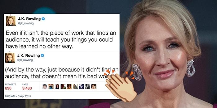 J.K. Rowling'den Yazar Olmaya Can Atan Herkese İlham Verecek Altın Değerinde Tavsiye
