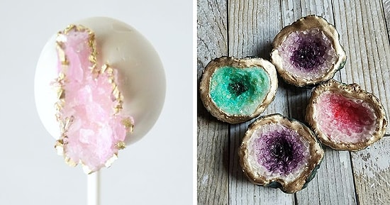 Yemelere Kıyamayacağınız Ametist Taşı Görünümlü 24 Işıl Işıl Şekerleme