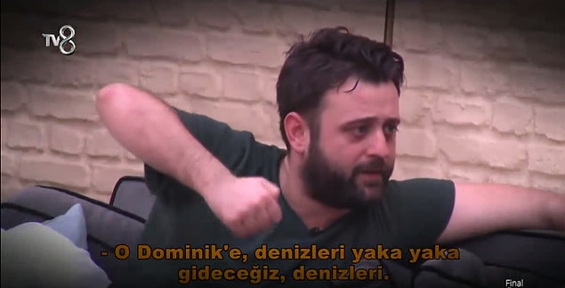 ''Denizleri yaka yaka gideceğiz'' dediği Dominik'e sevenleri sayesinde ulaşmış oldu.