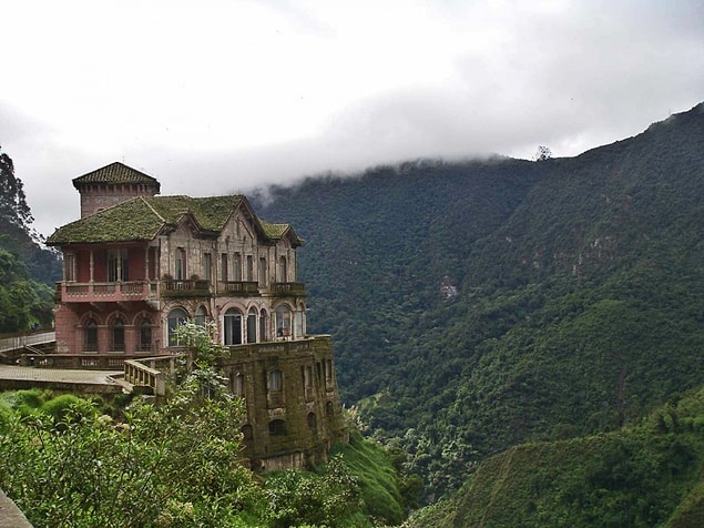 12. The abandoned Hotel del Salto in Colombia