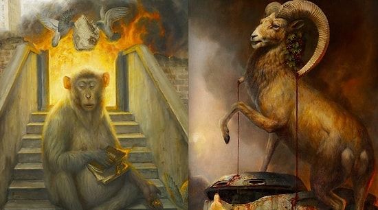 Hayvanlar Dünyası: Sanatçı Martin Wittfooth'un Fedakârlık, Kan ve Estetik Kokan Tabloları