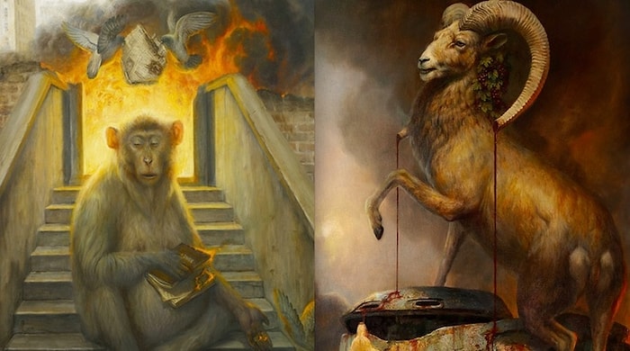 Hayvanlar Dünyası: Sanatçı Martin Wittfooth'un Fedakârlık, Kan ve Estetik Kokan Tabloları