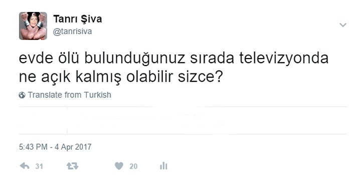 'Evde Ölü Bulunsanız Televizyonda Ne Açık Kalmıştır?' Sorusuna İlginç Cevaplar Veren 17 Kişi