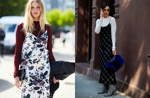 7. Бельевой стиль по-прежнему остаётся хитом сезона. Надевай под нежные пеньюары и платья хлопковые водолазки или футболки и дополняй образ интересными аксессуарами.