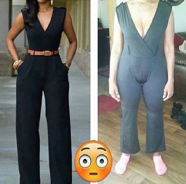 6. Вот что происходит, когда вы заказываете одежду онлайн: 😭