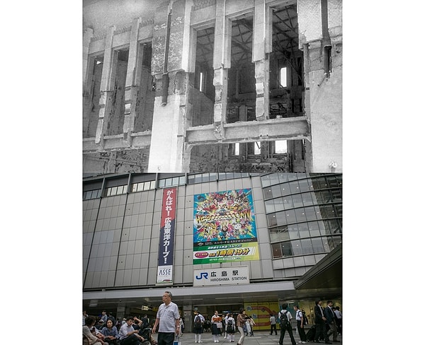 9. Станция Хиросима тогда и сейчас