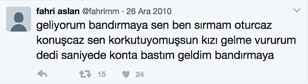 11. Bandırma ne ki Turgut Abi? Sen fizana gidersin bu aşkla.