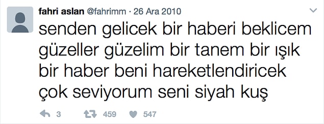 17. Umarım güzel haberler alırsın, hep mutlu olursun Turgut Abi!