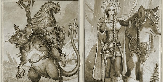 Герои русских народных сказок в неожиданных образах