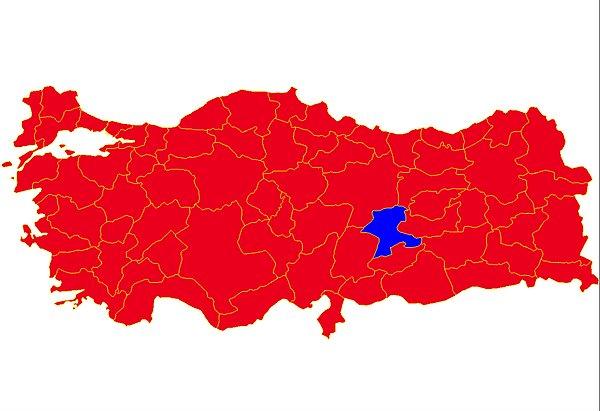 Özal'ın memleketi Malatya dışında bütün illerde hayır oyu çıktı.