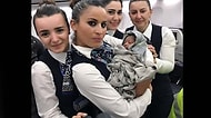 Tebrikler! 13 Bin Metre Yüksekte Genç Annenin Doğumunu Gerçekleştiren THY Kabin Ekibi