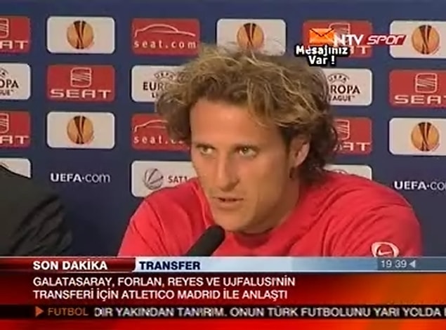 12. Diego Forlan - Galatasaray
