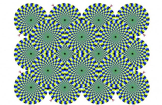 2. Rotating wheels illusion