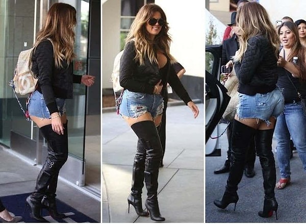 8. С джинсовыми шортами девушкам явно не везет