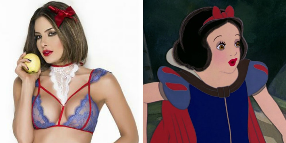 Белоснежка в кружевных стрингах? Коллекция нижнего белья в стиле диснеевских принцесс