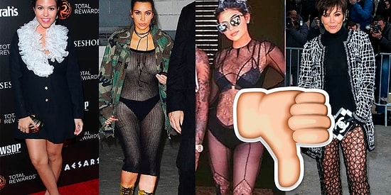 17 фэшн-провалов, доказывающих что у семейства Кардашян далеко не идеальный стиль